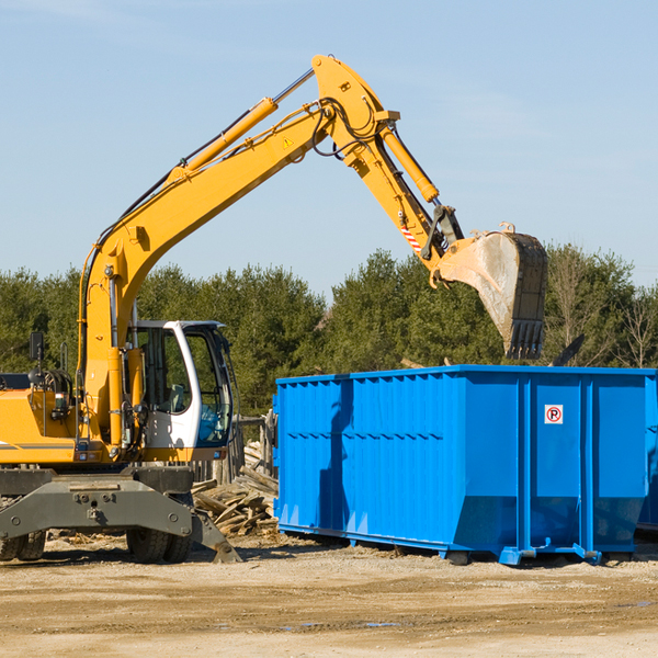 how many times can i have a residential dumpster rental emptied in Wister OK